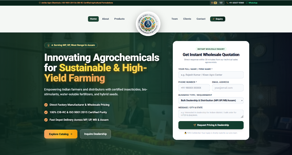 Amika Agro Wholesale Portal
